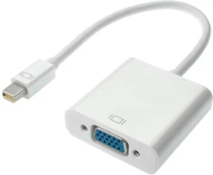 Adaptateur Apple Mini DP vers VGA – Connectez l’ancien et le nouveau monde de la technologie !