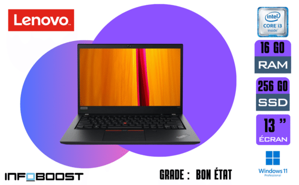 ThinkPad L380 Core i3, 16 Go Ram, 250 Go SSD – Image 3