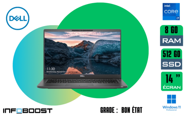 Dell Latitude 7400 Core i7, 8 Go RAM, 512 Go SSD – Image 6