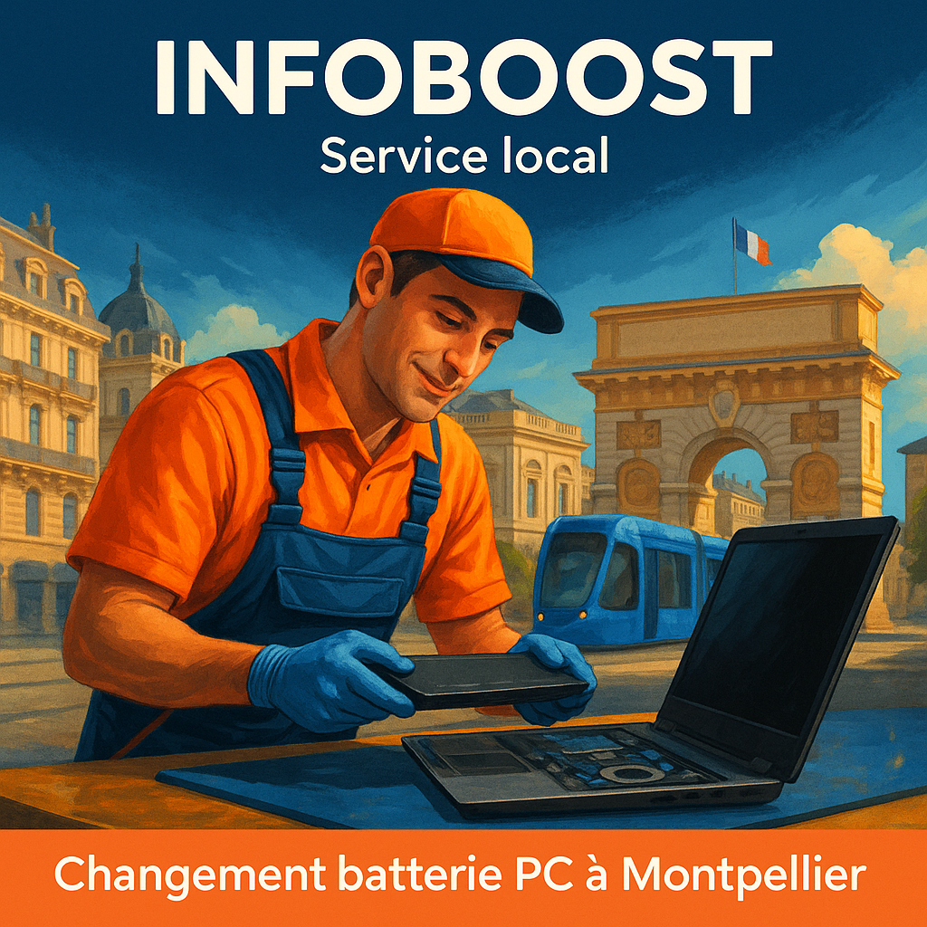 Changement batterie pc
